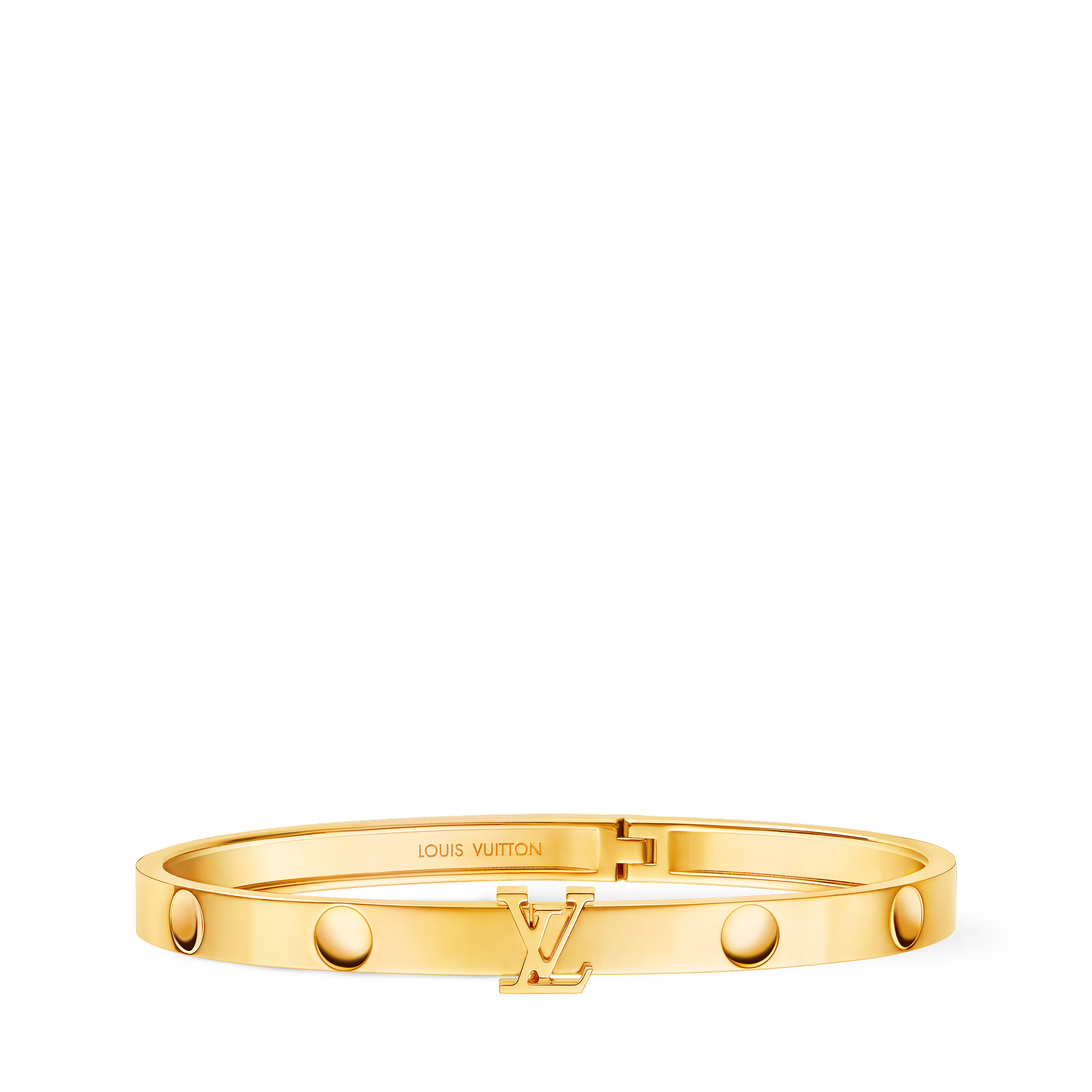 Bracciale rigido Empreinte medio, oro giallo  Les Extraordinaires Gioielli Bracciali | LOUIS VUITTON (Zoom prodotto)