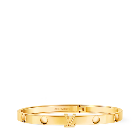 Bracciale rigido Empreinte medio, oro giallo Les Extraordinaires Gioielli Bracciali | LOUIS VUITTON (Zoom prodotto)