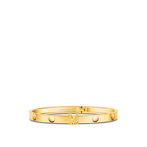 Bracciale rigido Empreinte medio, oro giallo Les Extraordinaires Gioielli Bracciali | LOUIS VUITTON (Zoom prodotto)