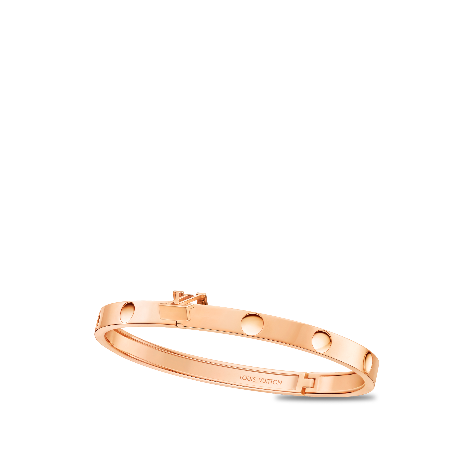 Bracciale rigido Empreinte medio, oro rosa  Les Extraordinaires Gioielli Bracciali | LOUIS VUITTON (Zoom prodotto)