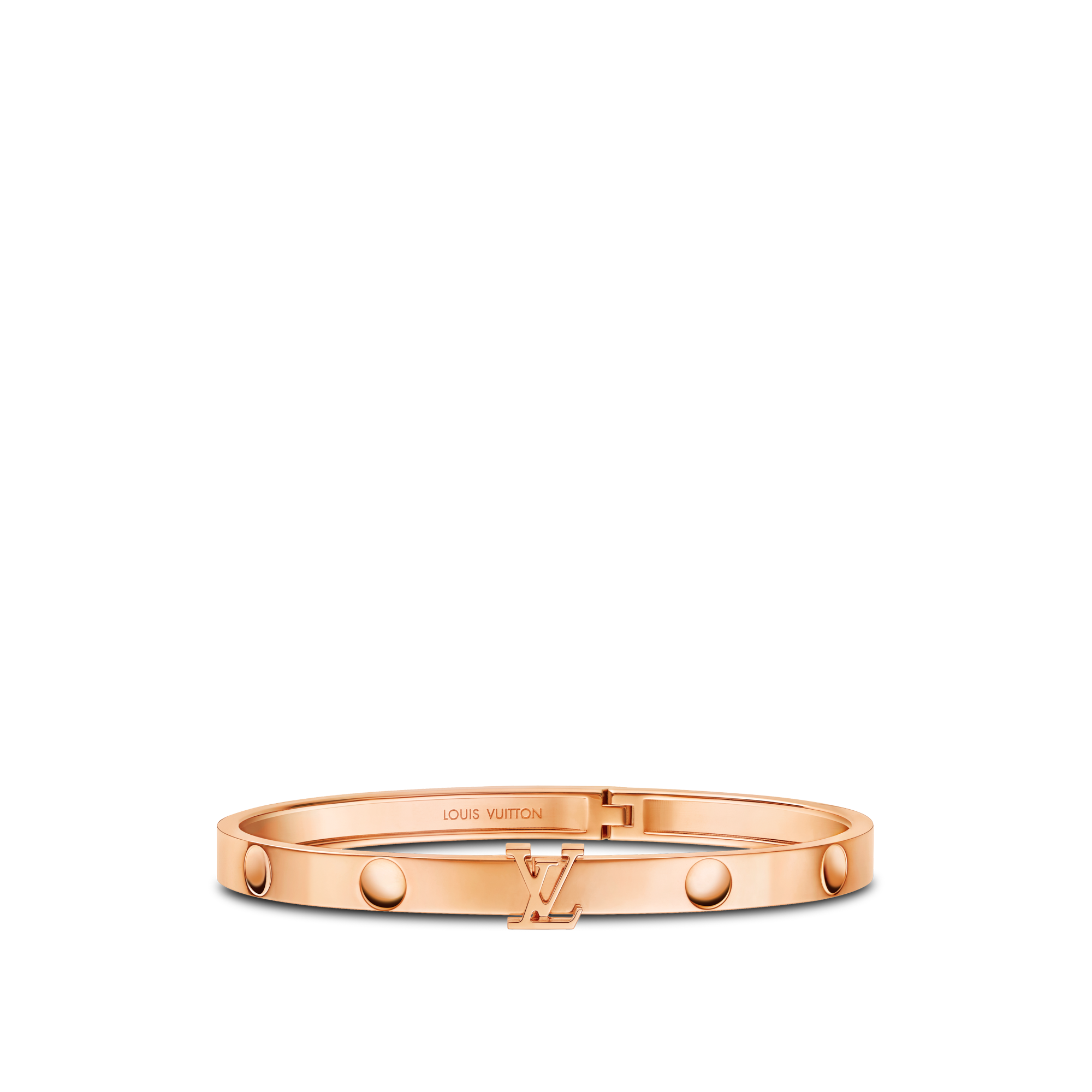 Bracciale rigido Empreinte medio, oro rosa  Les Extraordinaires Gioielli Bracciali | LOUIS VUITTON (Zoom prodotto)
