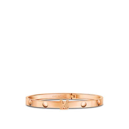 Bracciale rigido Empreinte medio, oro rosa Les Extraordinaires Gioielli Bracciali | LOUIS VUITTON (Zoom prodotto)