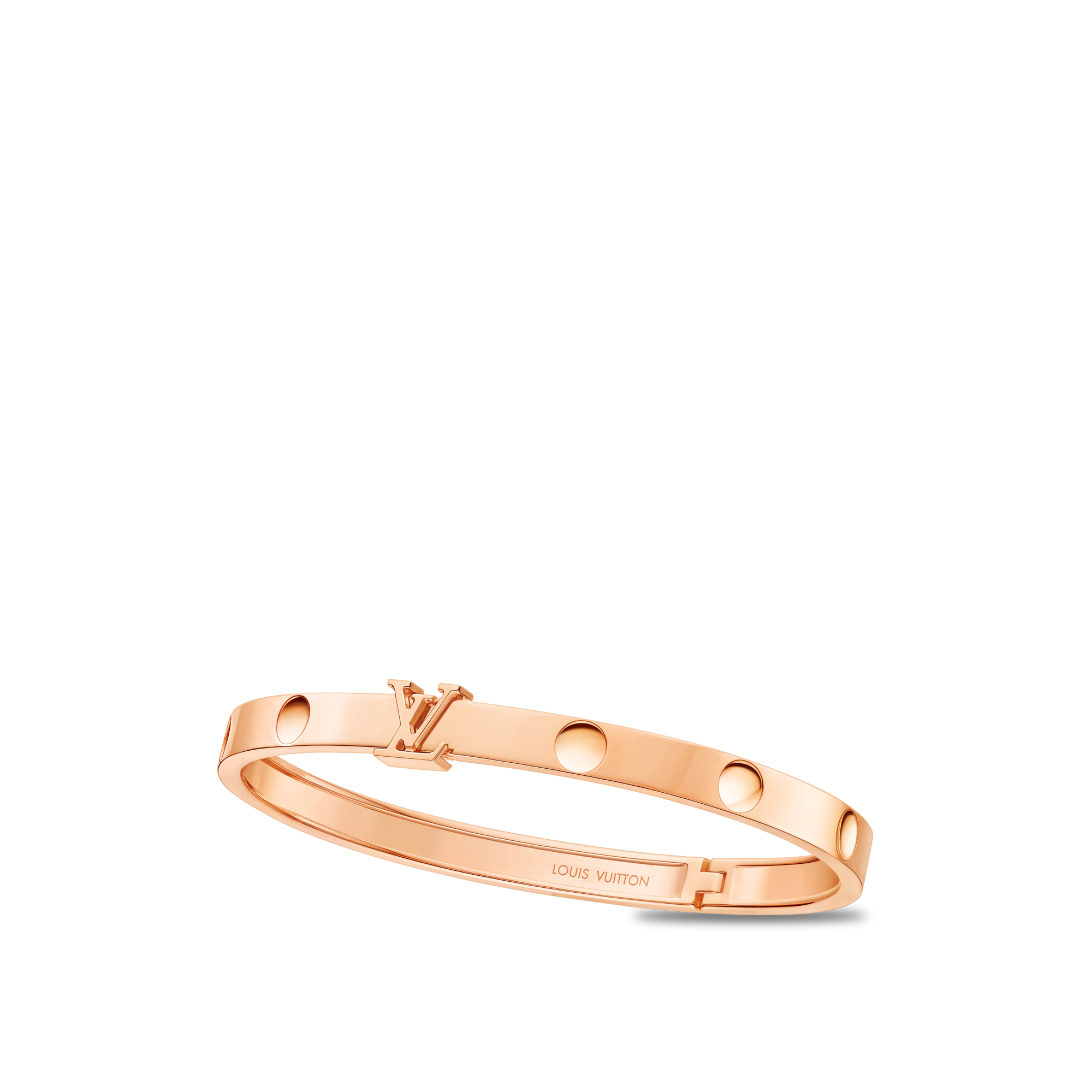 Bracciale rigido Empreinte medio, oro rosa  Les Extraordinaires Gioielli Bracciali | LOUIS VUITTON (Zoom prodotto)