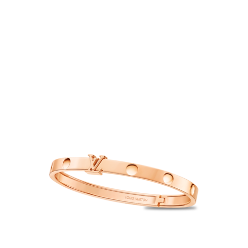 Bracciale rigido Empreinte medio, oro rosa Les Extraordinaires Gioielli Bracciali | LOUIS VUITTON (Zoom prodotto)