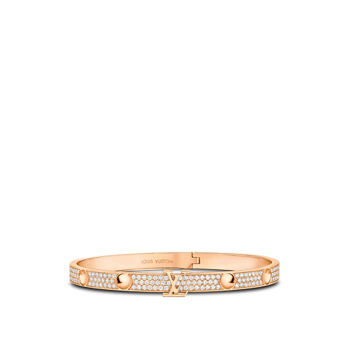 Bracciale rigido Empreinte medio, oro rosa e diamanti Gioielli Categorie Tutta la Gioielleria | LOUIS VUITTON (Zoom prodotto)