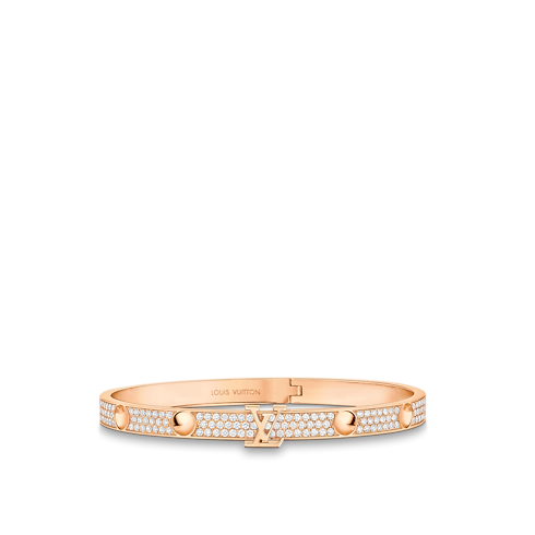 Bracciale rigido Empreinte medio, oro rosa e diamanti Gioielli Categorie Tutta la Gioielleria | LOUIS VUITTON (Zoom prodotto)