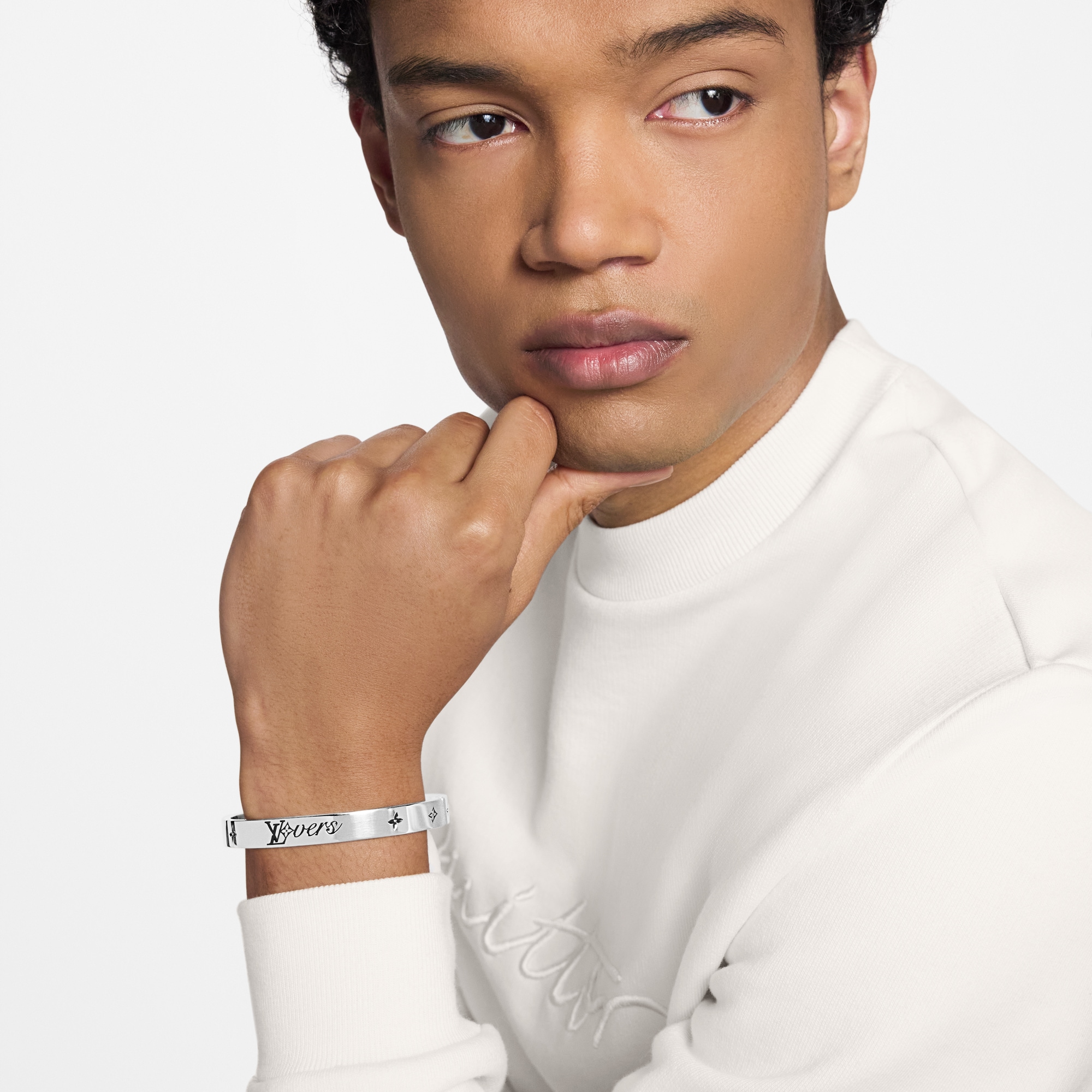 Bracciale rigido LV Vers S00 Uomo Fashion Bijoux Bracciali | LOUIS VUITTON (Zoom prodotto)