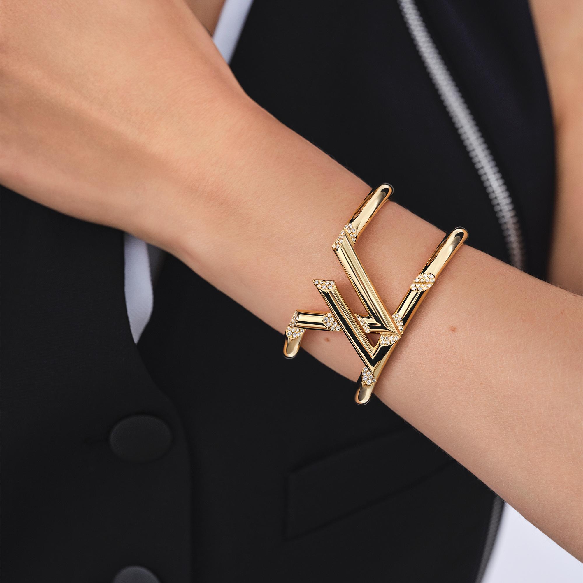 Bracciale rigido LV Volt One, oro giallo e diamanti  Gioielli Categorie Tutta la Gioielleria | LOUIS VUITTON (Zoom prodotto)