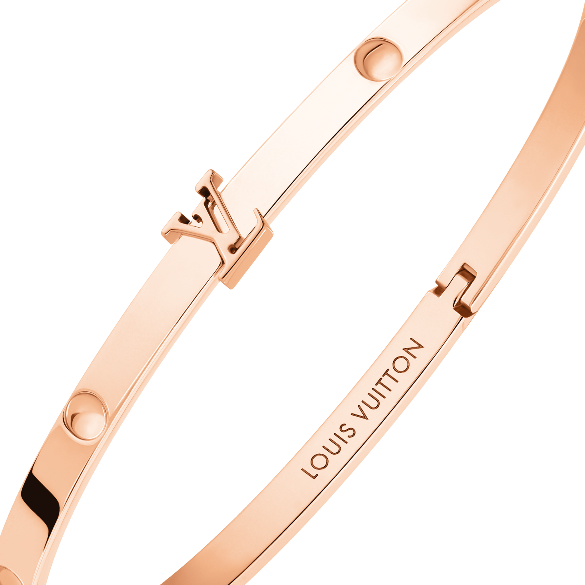 Bracciale rigido piccolo Empreinte, oro rosa  Gioielli Categorie Bracciali | LOUIS VUITTON (Zoom prodotto)
