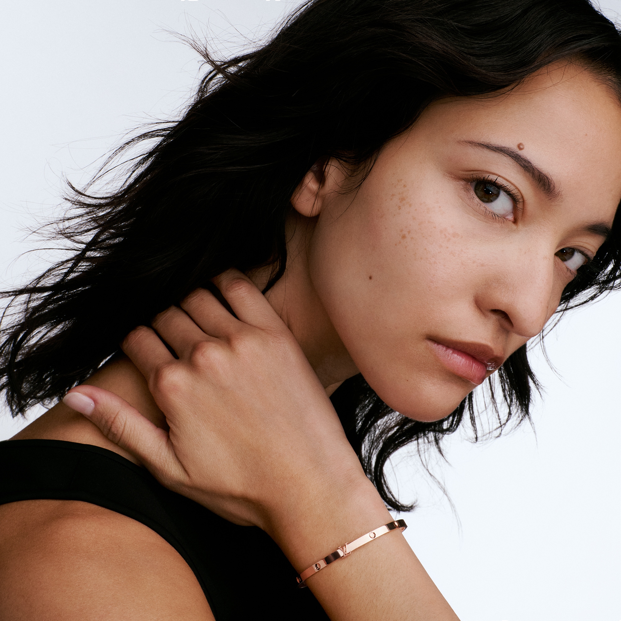 Bracciale rigido piccolo Empreinte, oro rosa  Gioielli Categorie Bracciali | LOUIS VUITTON (Zoom prodotto)