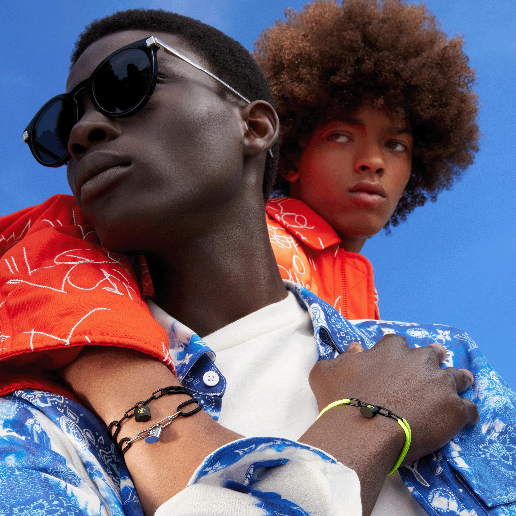 Bracciale Silver Lockit X Virgil Abloh, titanio color nero  Gioielli Categorie Bracciali | LOUIS VUITTON (Zoom prodotto)
