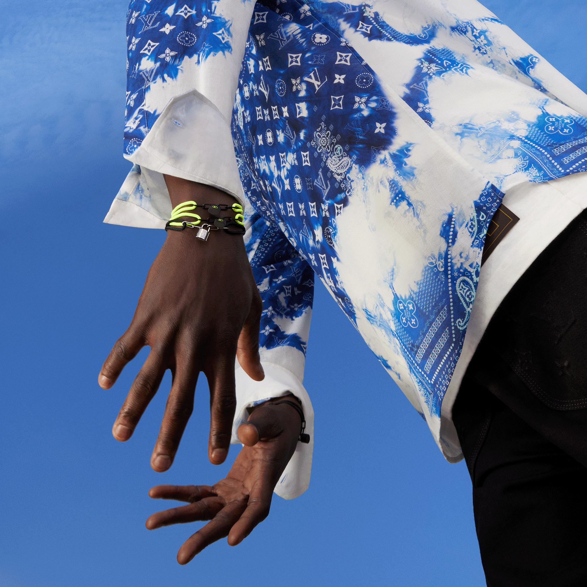 Bracciale Silver Lockit X Virgil Abloh, titanio naturale  Gioielli Categorie Bracciali | LOUIS VUITTON (Zoom prodotto)