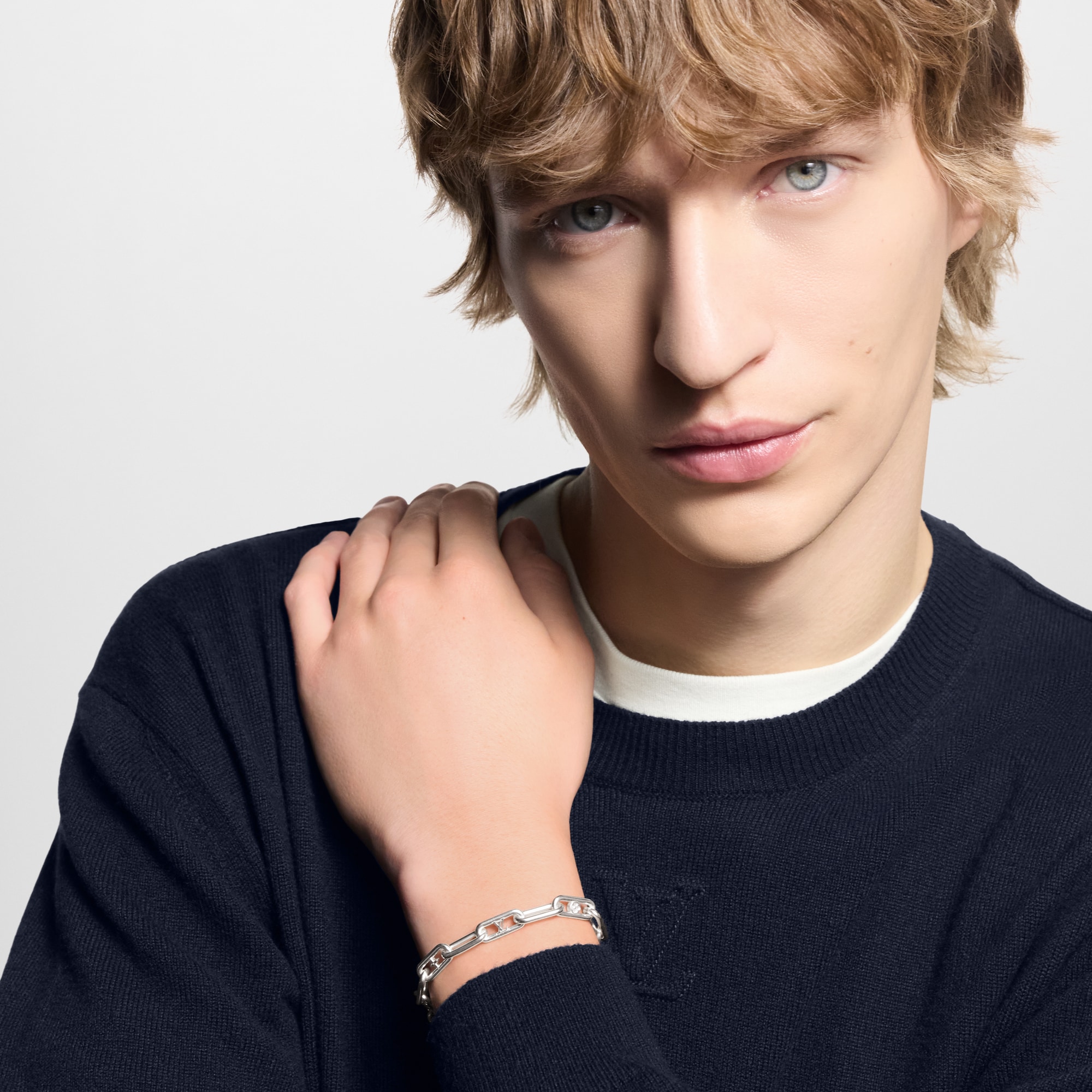 Bracciale Sleek Monogram S00 Uomo Fashion Bijoux Bracciali | LOUIS VUITTON (Zoom prodotto)