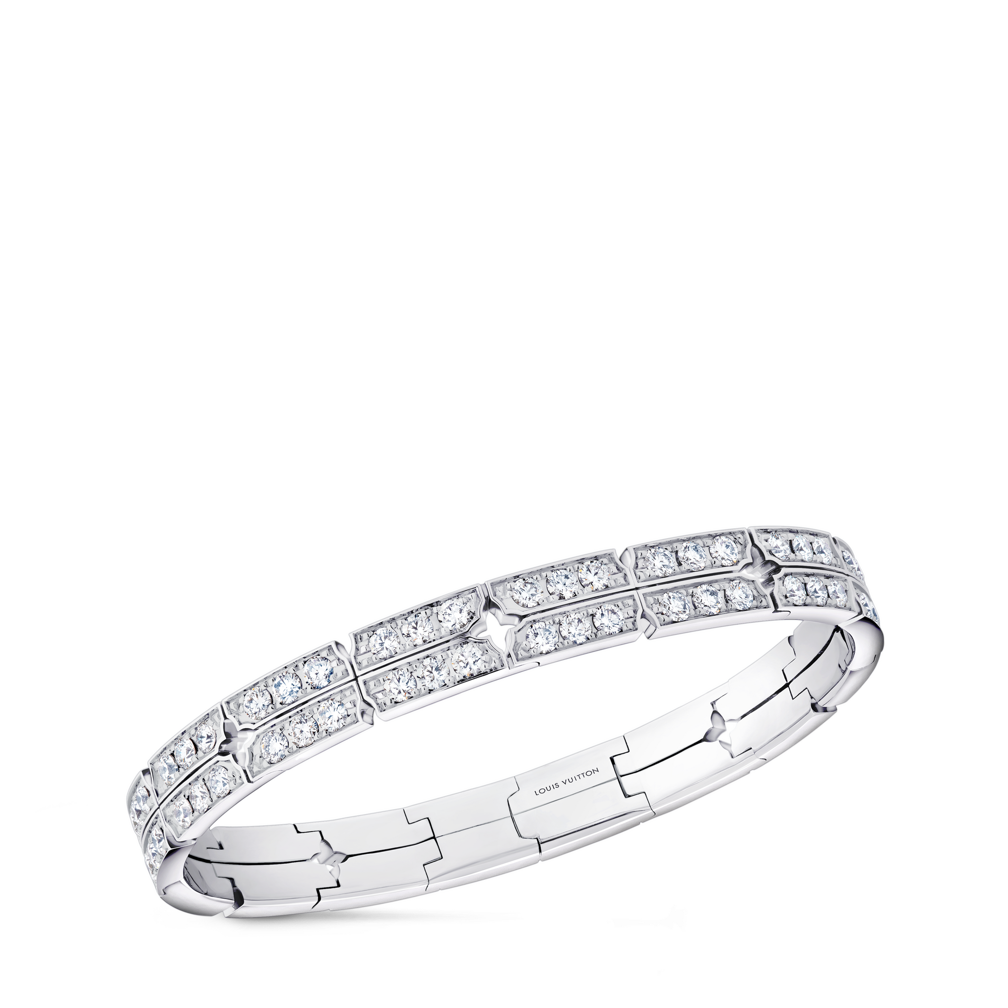 Bracciale Tumbler, oro bianco e diamanti  Gioielli Categorie Bracciali | LOUIS VUITTON (Zoom prodotto)