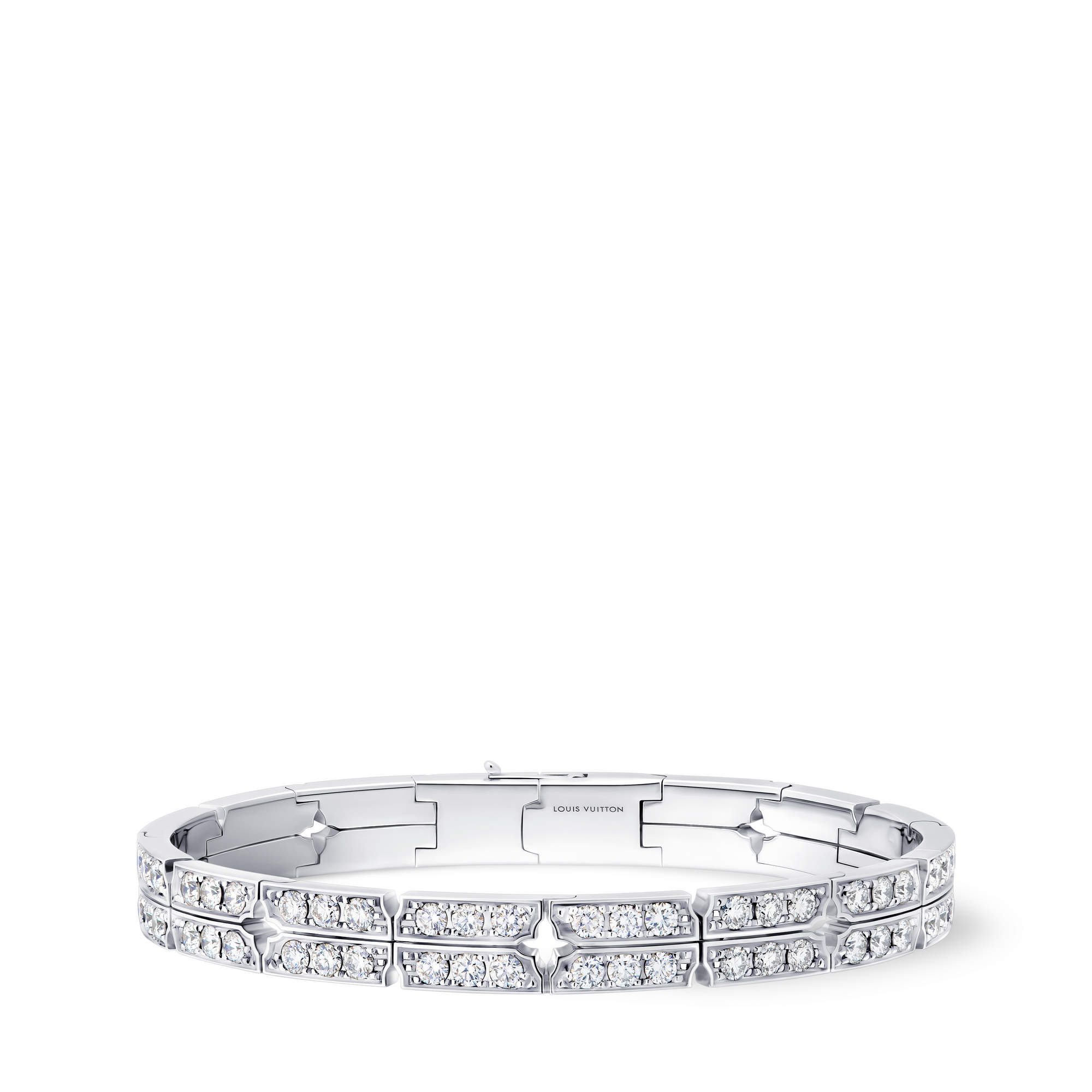 Bracciale Tumbler, oro bianco e diamanti  Gioielli Categorie Bracciali | LOUIS VUITTON (Zoom prodotto)