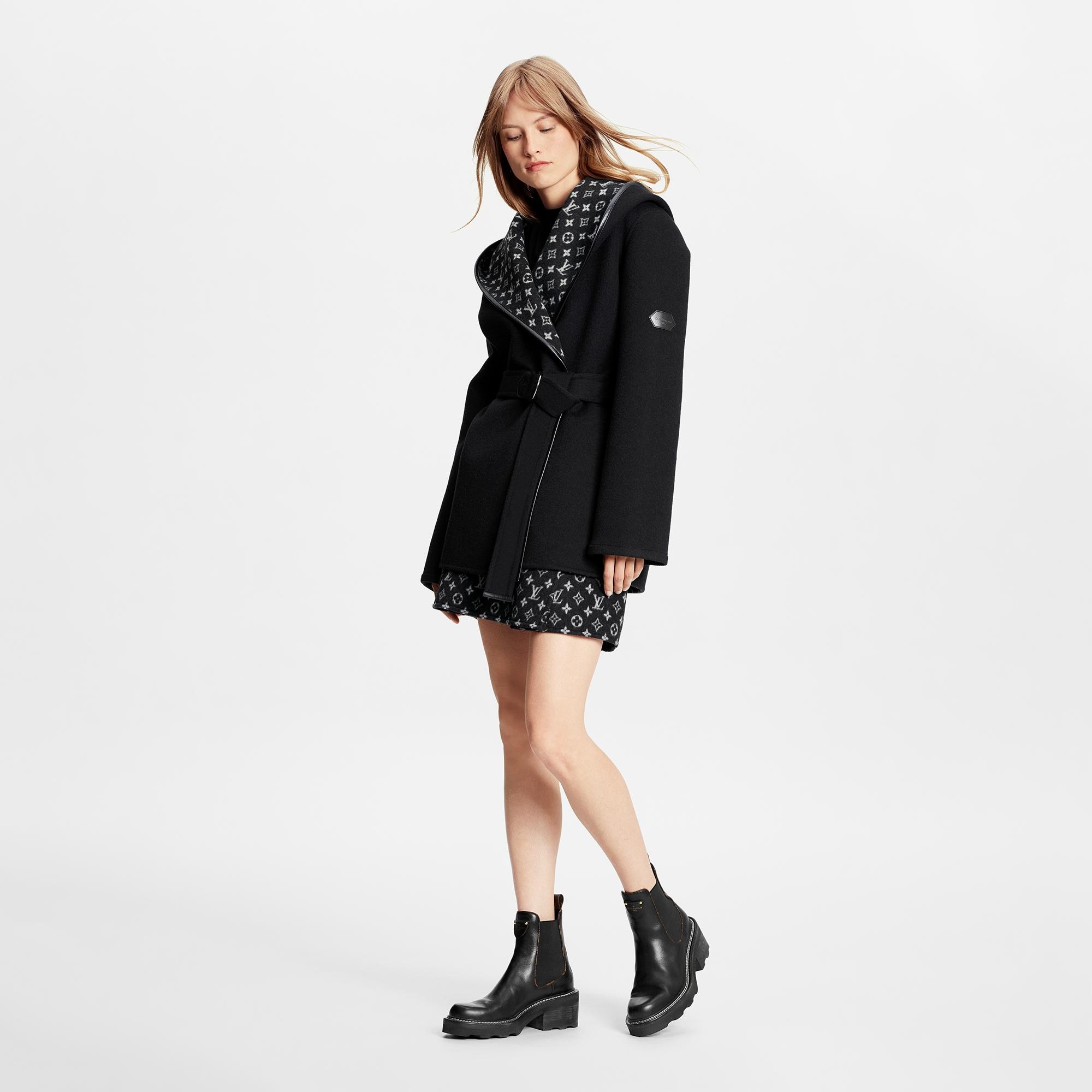 Caban corto con cintura  Donna Abbigliamento Cappotti e Giacche | LOUIS VUITTON (Zoom prodotto)