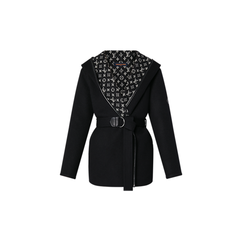 Caban corto con cintura Donna Abbigliamento Cappotti e Giacche | LOUIS VUITTON (Zoom prodotto)
