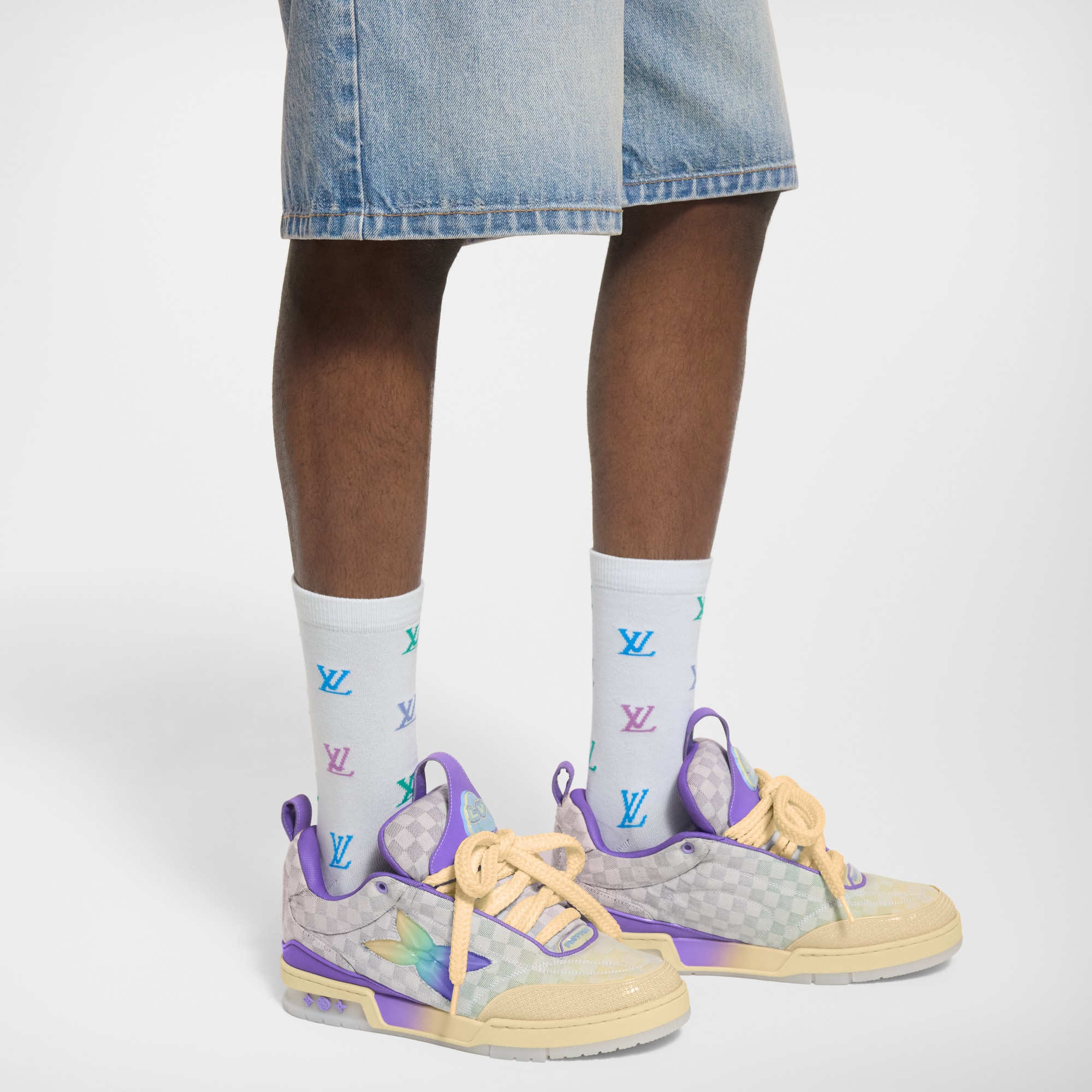 Calzini LV Blason Shading S00 Uomo Accessori Accessori per la Casa | LOUIS VUITTON (Zoom prodotto)