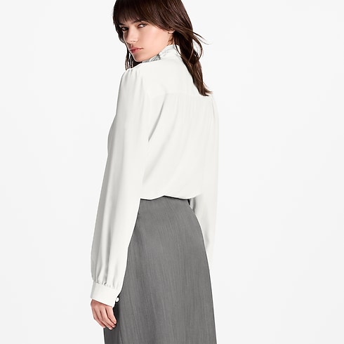 Camicetta a doppio petto Donna Abbigliamento Camicie e T-Shirt | LOUIS VUITTON (Zoom prodotto)