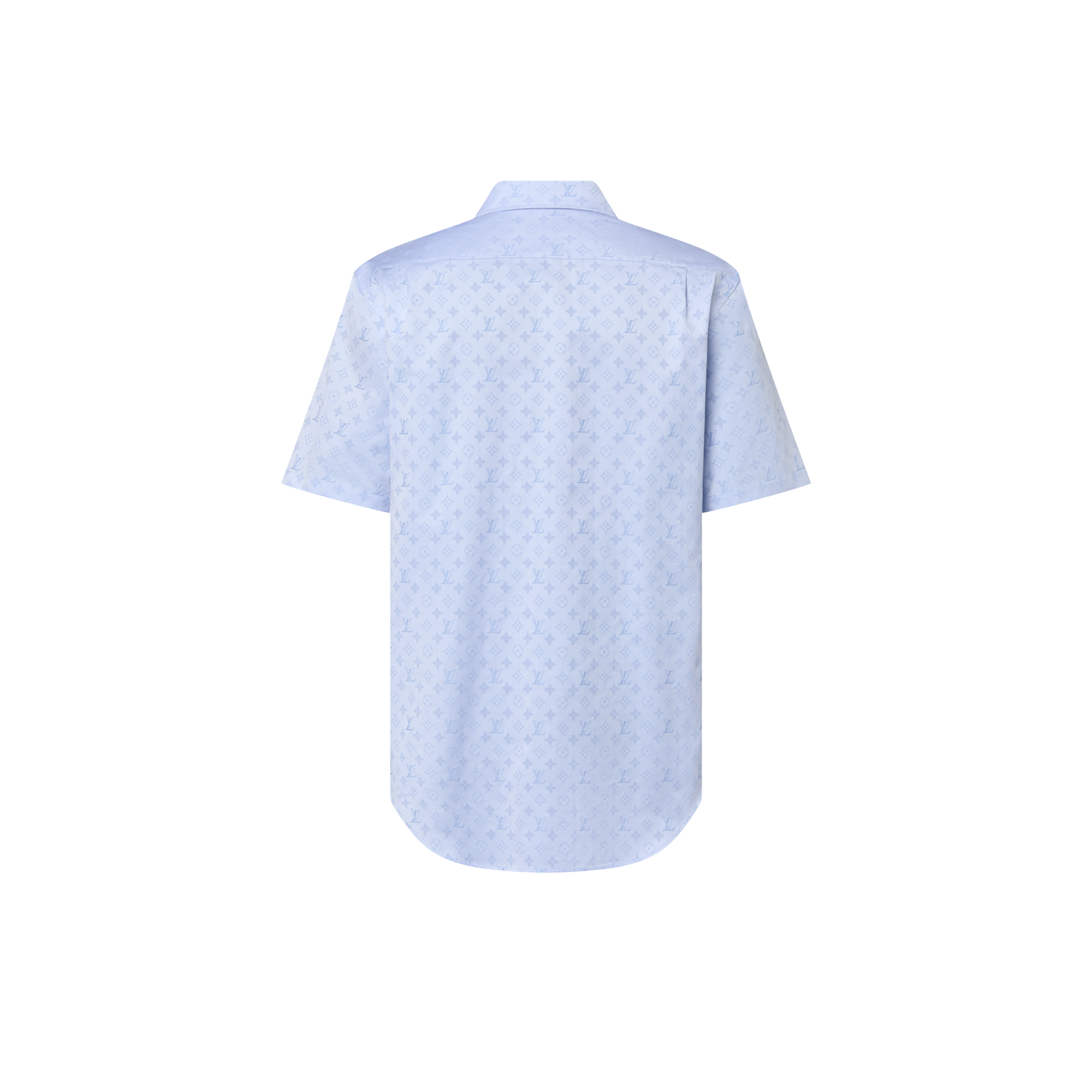 Camicia a maniche corte con motivo Monogram  Uomo Abbigliamento Camicie | LOUIS VUITTON (Zoom prodotto)