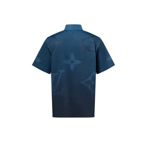 Camicia a maniche corte con motivo Monogram stampato Uomo Abbigliamento Camicie | LOUIS VUITTON (Zoom prodotto)