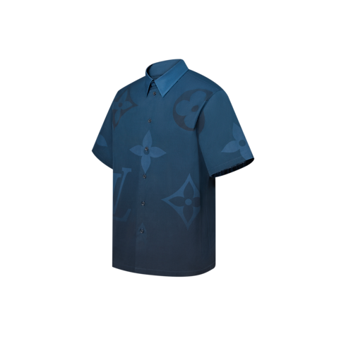 Camicia a maniche corte con motivo Monogram stampato Uomo Abbigliamento Camicie | LOUIS VUITTON (Zoom prodotto)