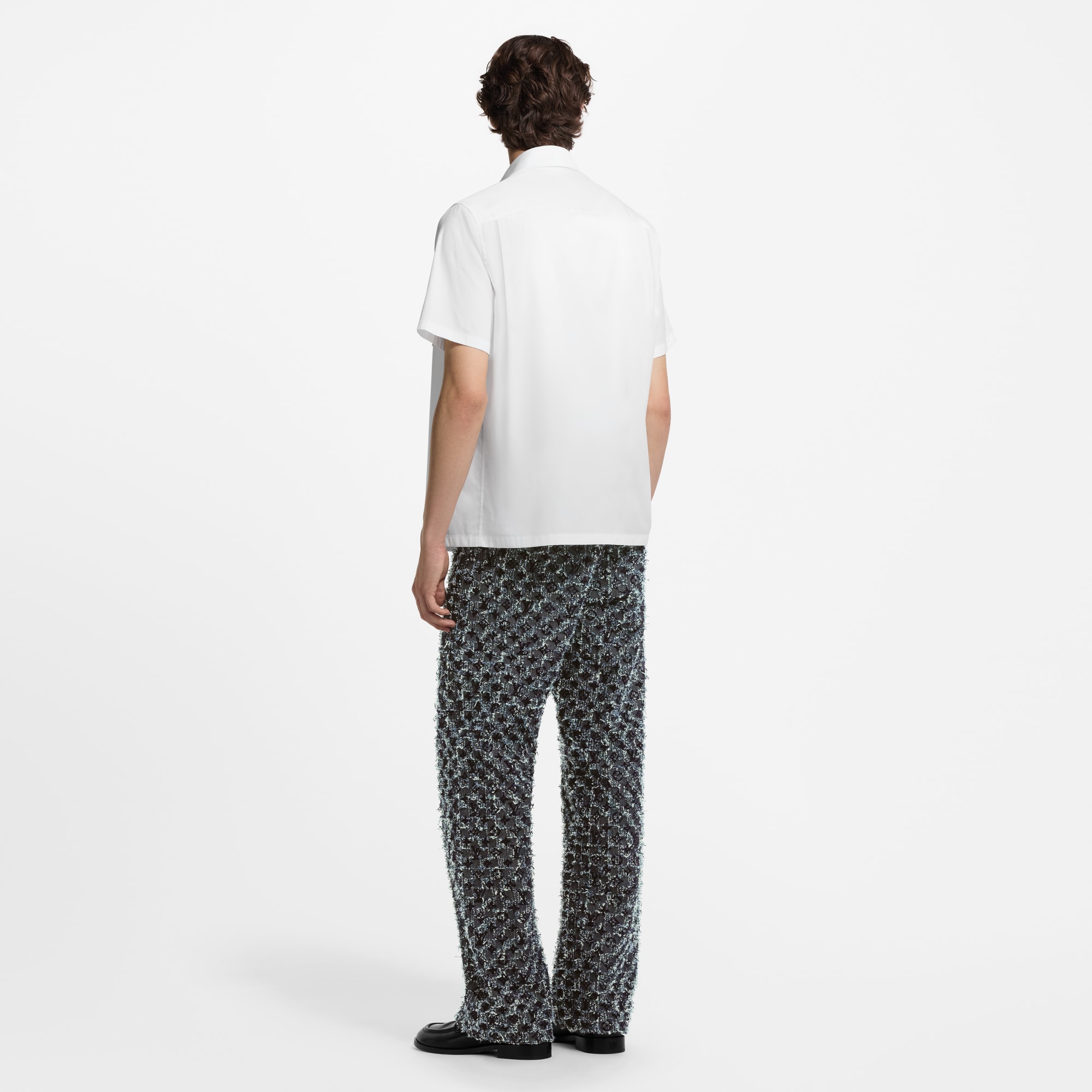 Camicia a maniche corte con tasca con motivo Monogram  Uomo Abbigliamento Camicie | LOUIS VUITTON (Zoom prodotto)