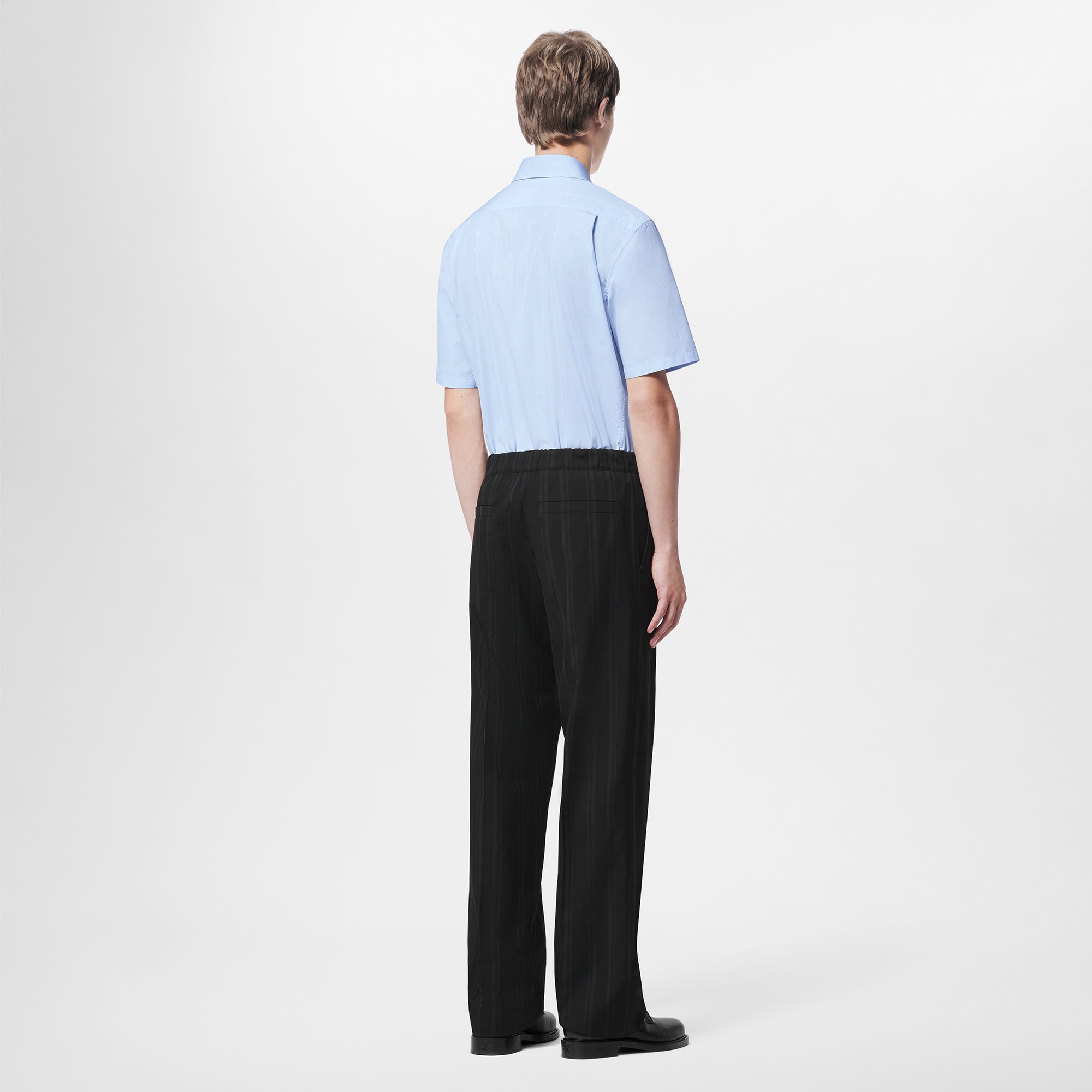 Camicia a maniche corte in cotone  Uomo Abbigliamento Camicie | LOUIS VUITTON (Zoom prodotto)