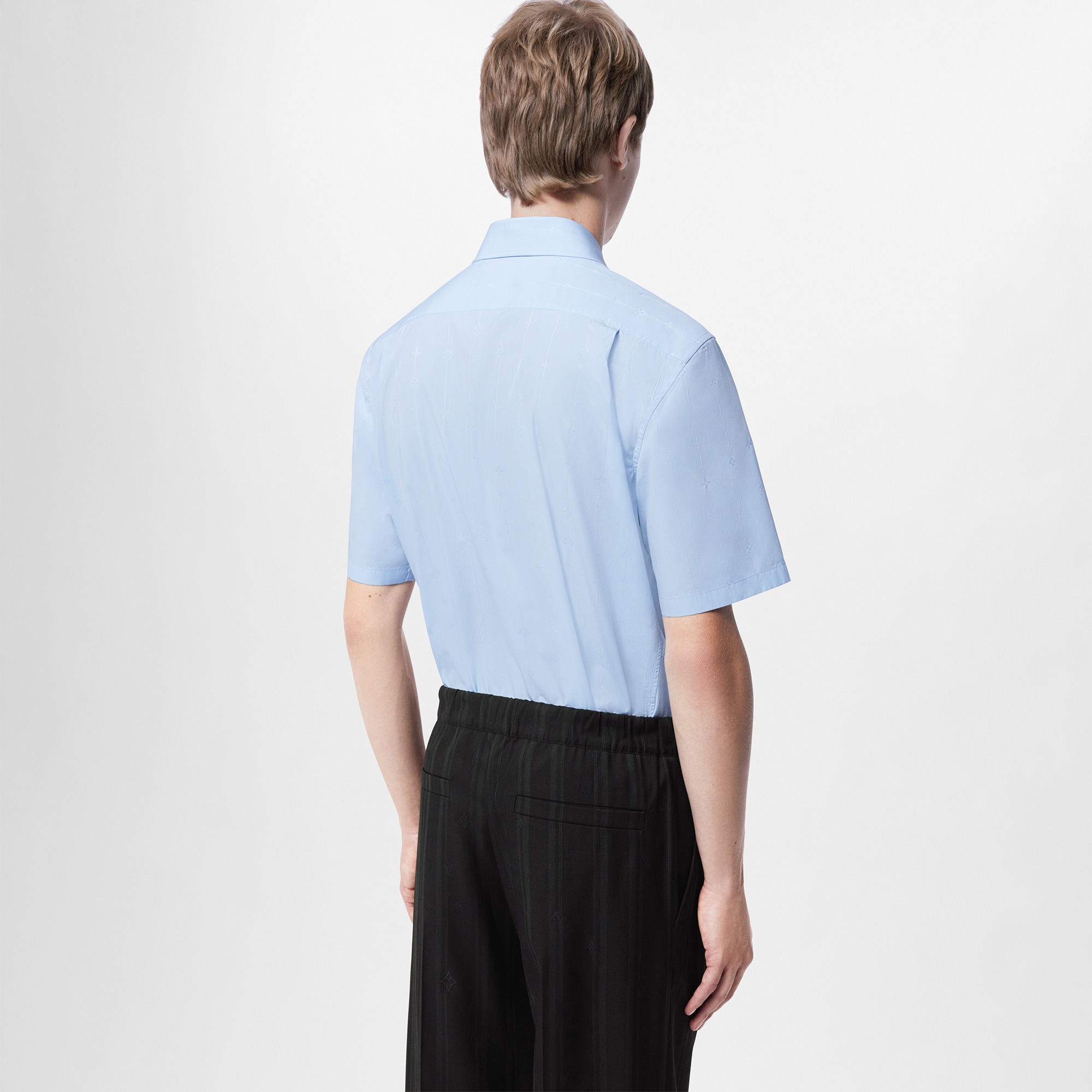 Camicia a maniche corte in cotone  Uomo Abbigliamento Camicie | LOUIS VUITTON (Zoom prodotto)