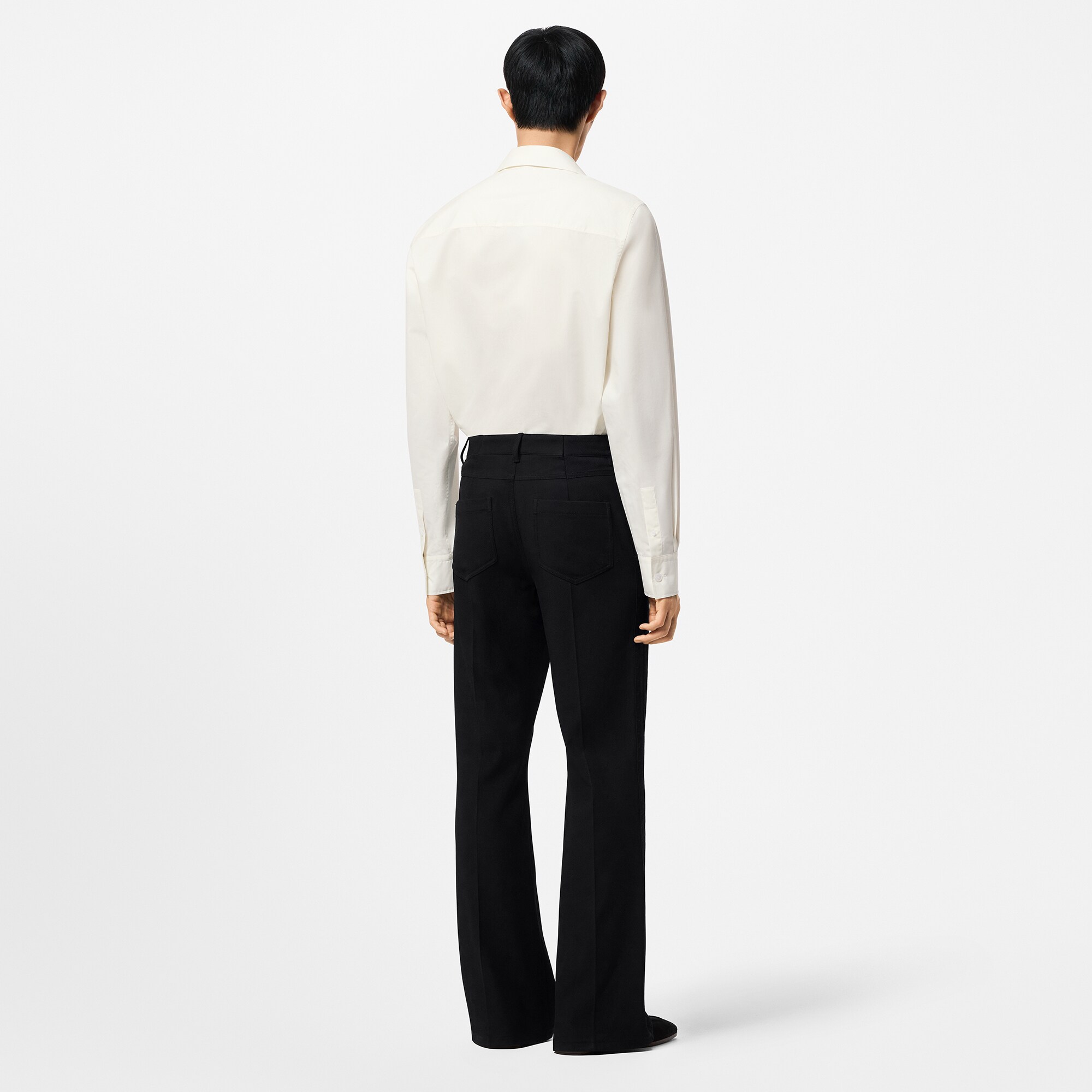 Camicia a maniche lunghe con colletto aperto e decori  Uomo Abbigliamento Camicie | LOUIS VUITTON (Zoom prodotto)