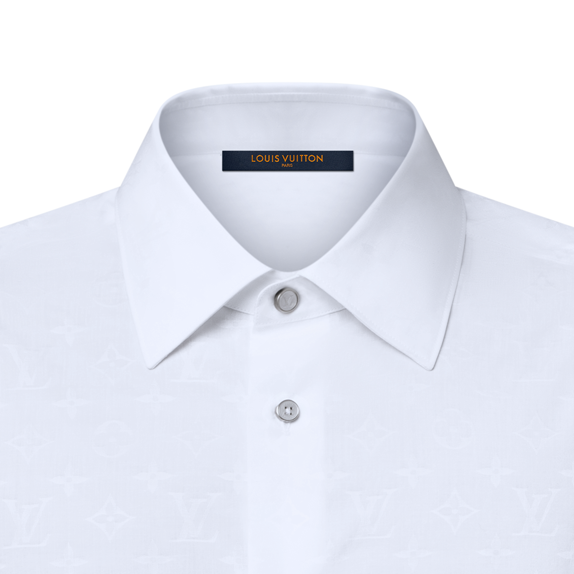 Camicia a maniche lunghe con motivo Monogram  Uomo Abbigliamento Camicie | LOUIS VUITTON (Zoom prodotto)