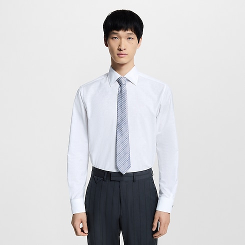 Camicia a maniche lunghe con motivo Monogram Uomo Abbigliamento Camicie | LOUIS VUITTON (Zoom prodotto)