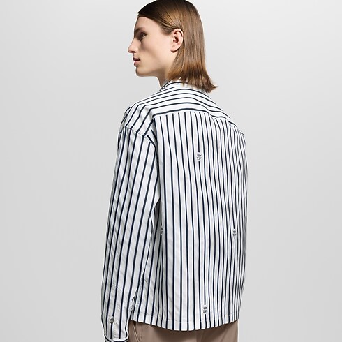 Camicia a maniche lunghe con zip Uomo Abbigliamento Camicie | LOUIS VUITTON (Zoom prodotto)