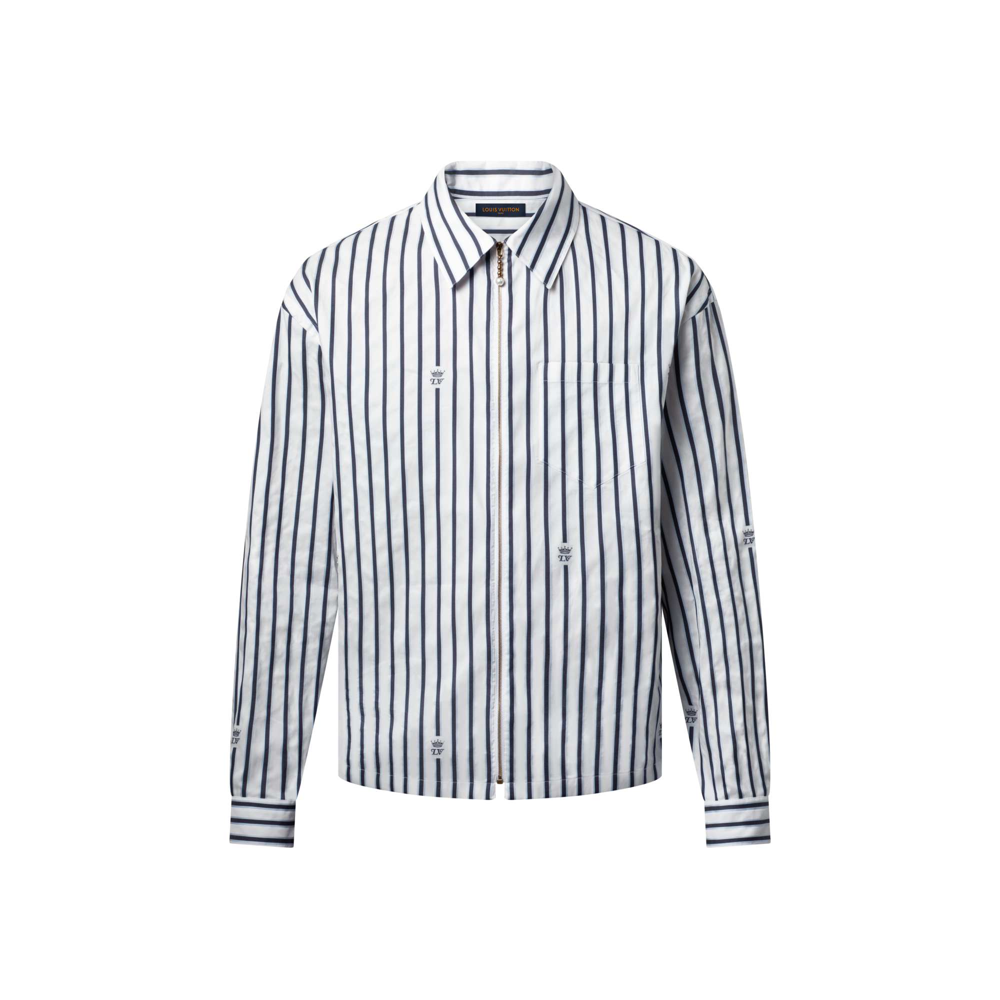 Camicia a maniche lunghe con zip  Uomo Abbigliamento Camicie | LOUIS VUITTON (Zoom prodotto)