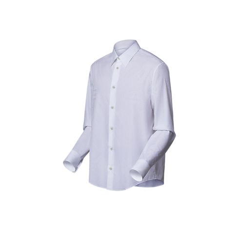 Camicia a maniche lunghe in cotone Uomo Abbigliamento Camicie | LOUIS VUITTON (Zoom prodotto)