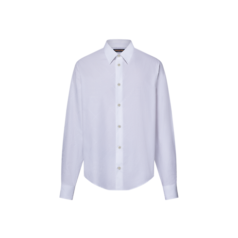 Camicia a maniche lunghe in cotone Uomo Abbigliamento Camicie | LOUIS VUITTON (Zoom prodotto)