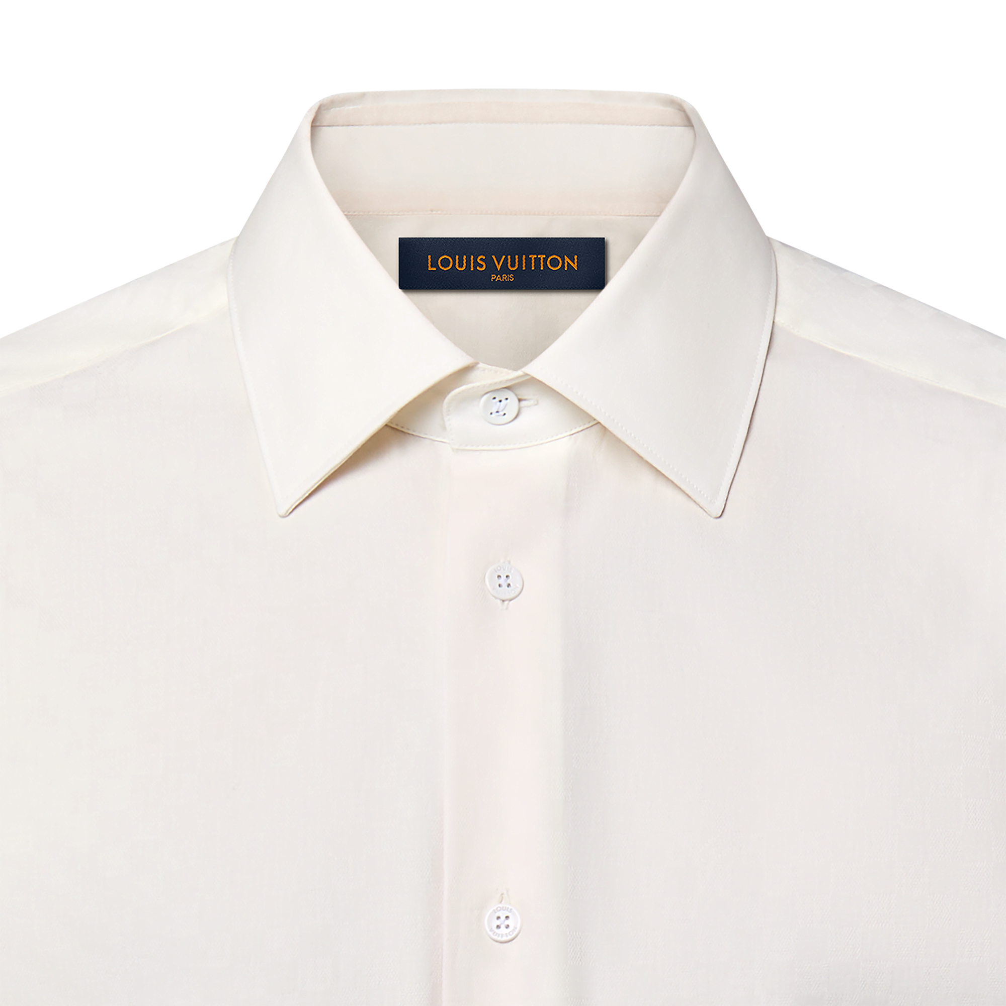 Camicia a maniche lunghe in cotone  Uomo Abbigliamento Camicie | LOUIS VUITTON (Zoom prodotto)