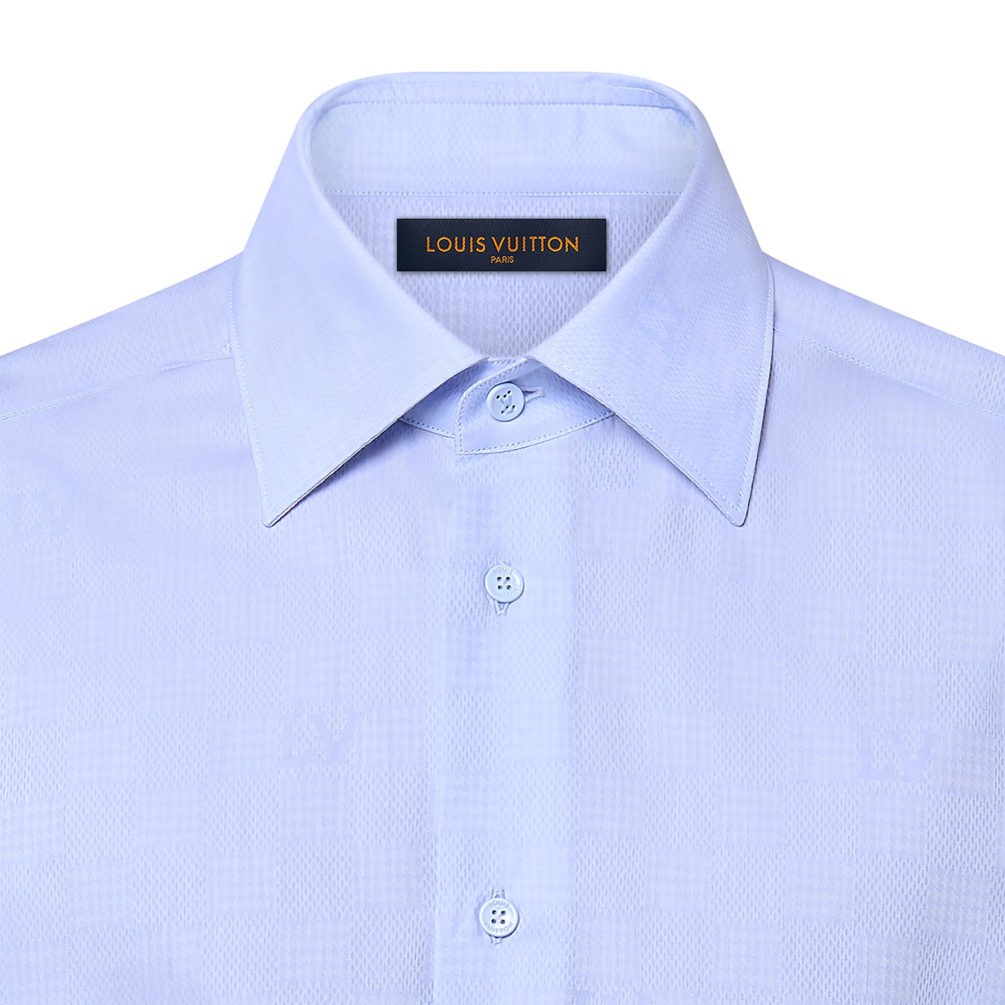 Camicia a maniche lunghe in cotone  Uomo Abbigliamento Camicie | LOUIS VUITTON (Zoom prodotto)