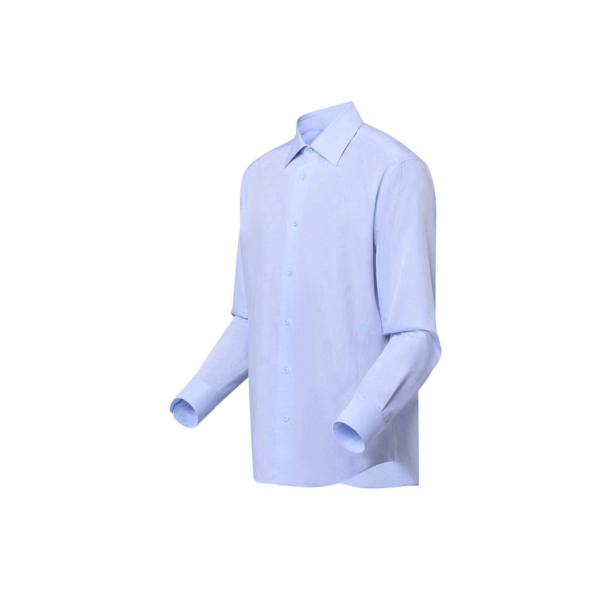 Camicia a maniche lunghe in cotone  Uomo Abbigliamento Camicie | LOUIS VUITTON (Zoom prodotto)