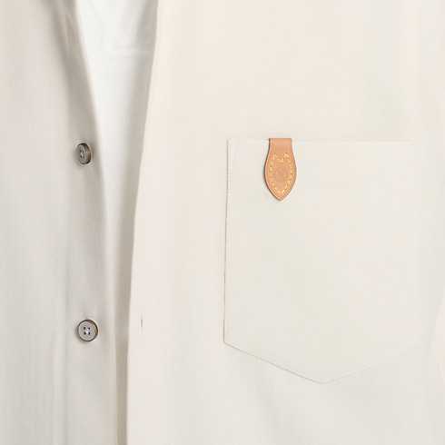 Camicia a maniche lunghe in flanella di cachemire e cotone Uomo Abbigliamento Tutti i Capi di Abbigliamento | LOUIS VUITTON (Zoom prodotto)