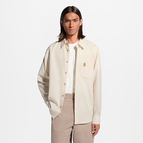 Camicia a maniche lunghe in flanella di cachemire e cotone Uomo Abbigliamento Tutti i Capi di Abbigliamento | LOUIS VUITTON (Zoom prodotto)