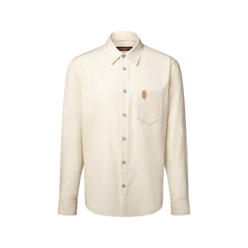 Camicia a maniche lunghe in flanella di cachemire e cotone Uomo Abbigliamento Tutti i Capi di Abbigliamento | LOUIS VUITTON (Zoom prodotto)