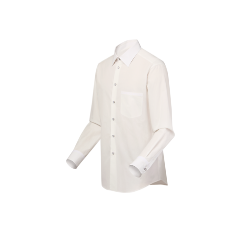 Camicia classica con ricami Uomo Abbigliamento Camicie | LOUIS VUITTON (Zoom prodotto)