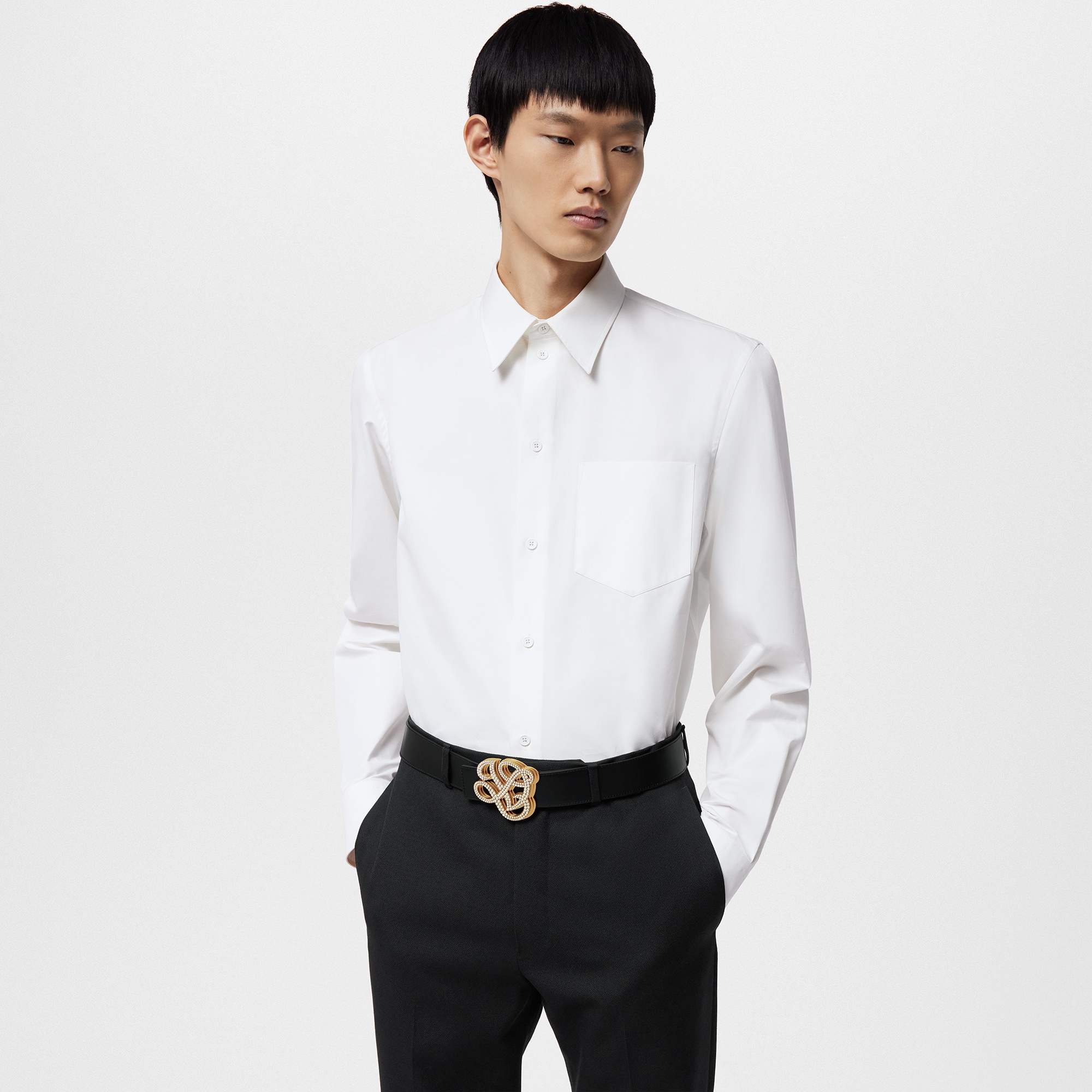 Camicia classica in cotone  Uomo Abbigliamento Camicie | LOUIS VUITTON (Zoom prodotto)