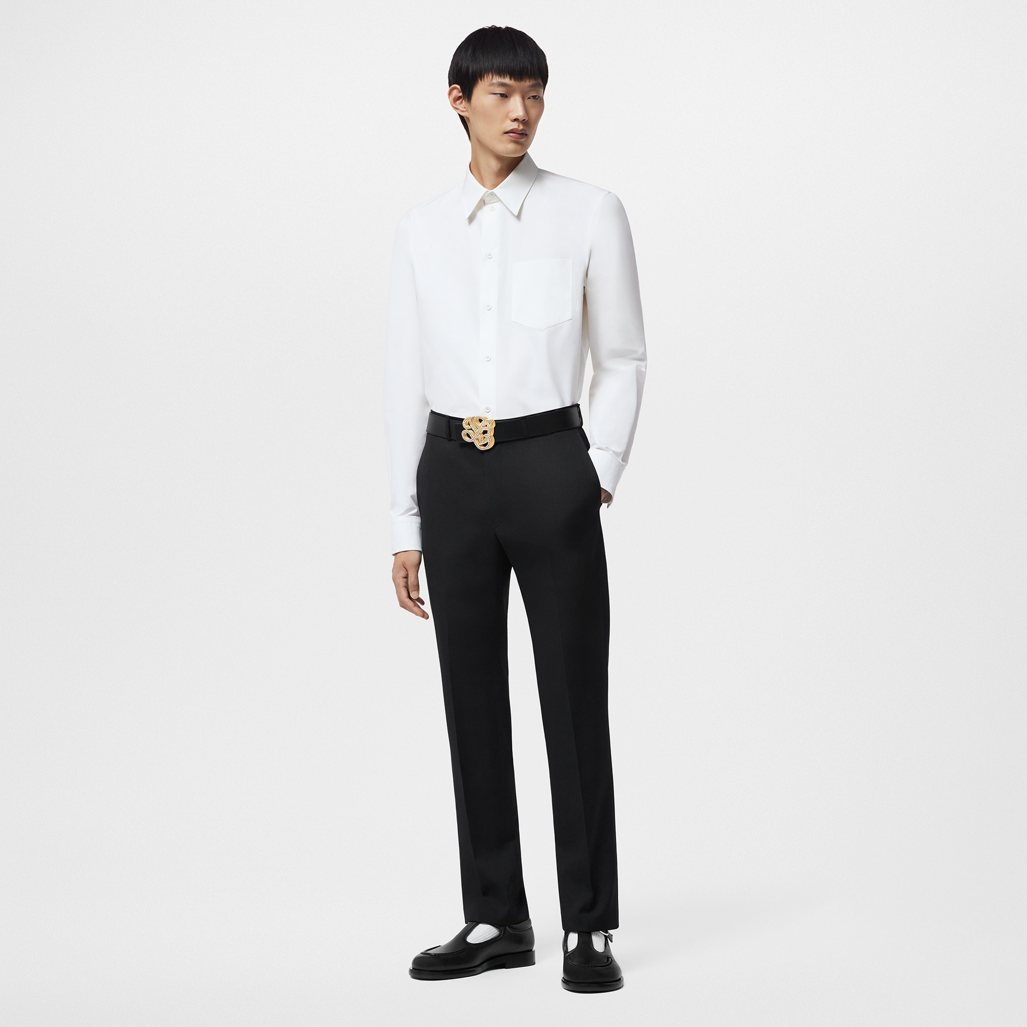 Camicia classica in cotone  Uomo Abbigliamento Camicie | LOUIS VUITTON (Zoom prodotto)