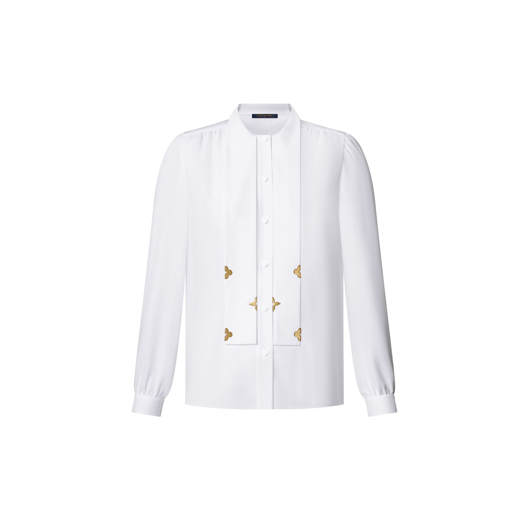 Camicia con lavallière LV Night  Donna Abbigliamento Camicie e T-Shirt | LOUIS VUITTON (Zoom prodotto)