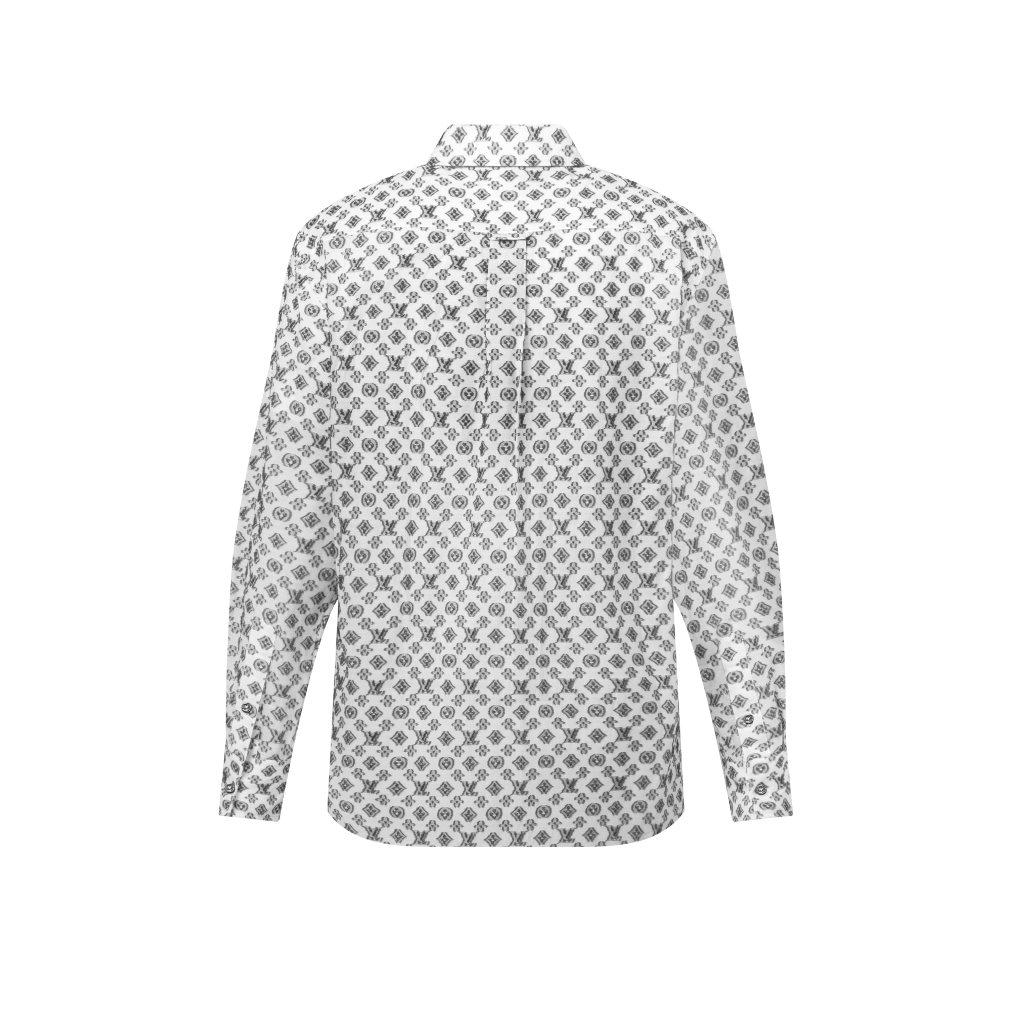 Camicia con motivo Monogram in fil coupé  Donna Abbigliamento Camicie e T-Shirt | LOUIS VUITTON (Zoom prodotto)