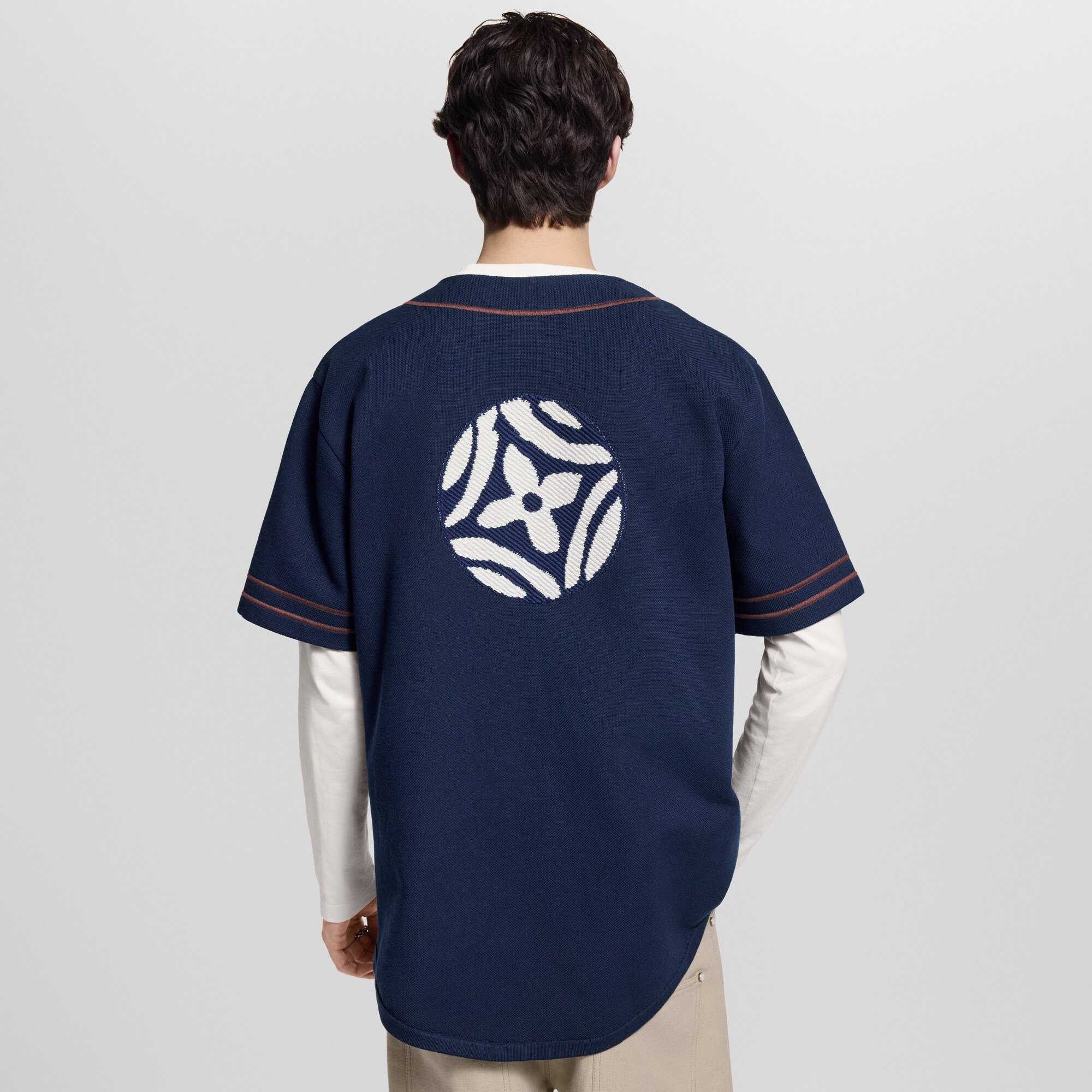 Camicia da baseball in maglia  Uomo Abbigliamento Camicie | LOUIS VUITTON (Zoom prodotto)