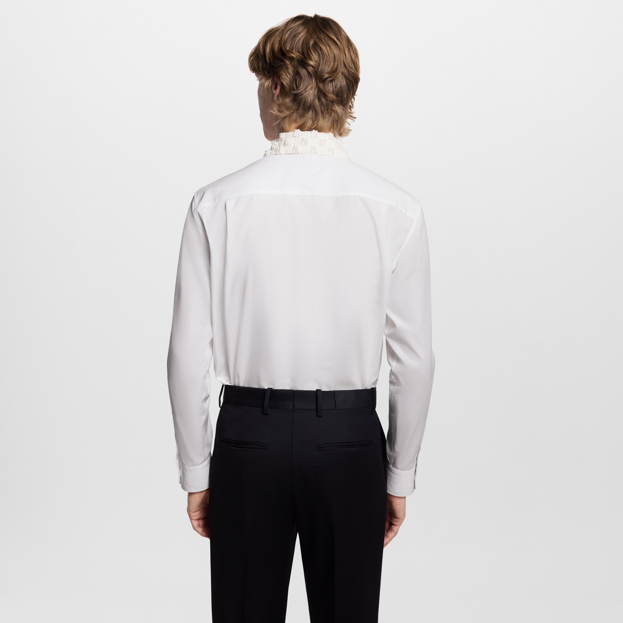Camicia da sera con colletto decorato  Uomo Abbigliamento Camicie | LOUIS VUITTON (Zoom prodotto)
