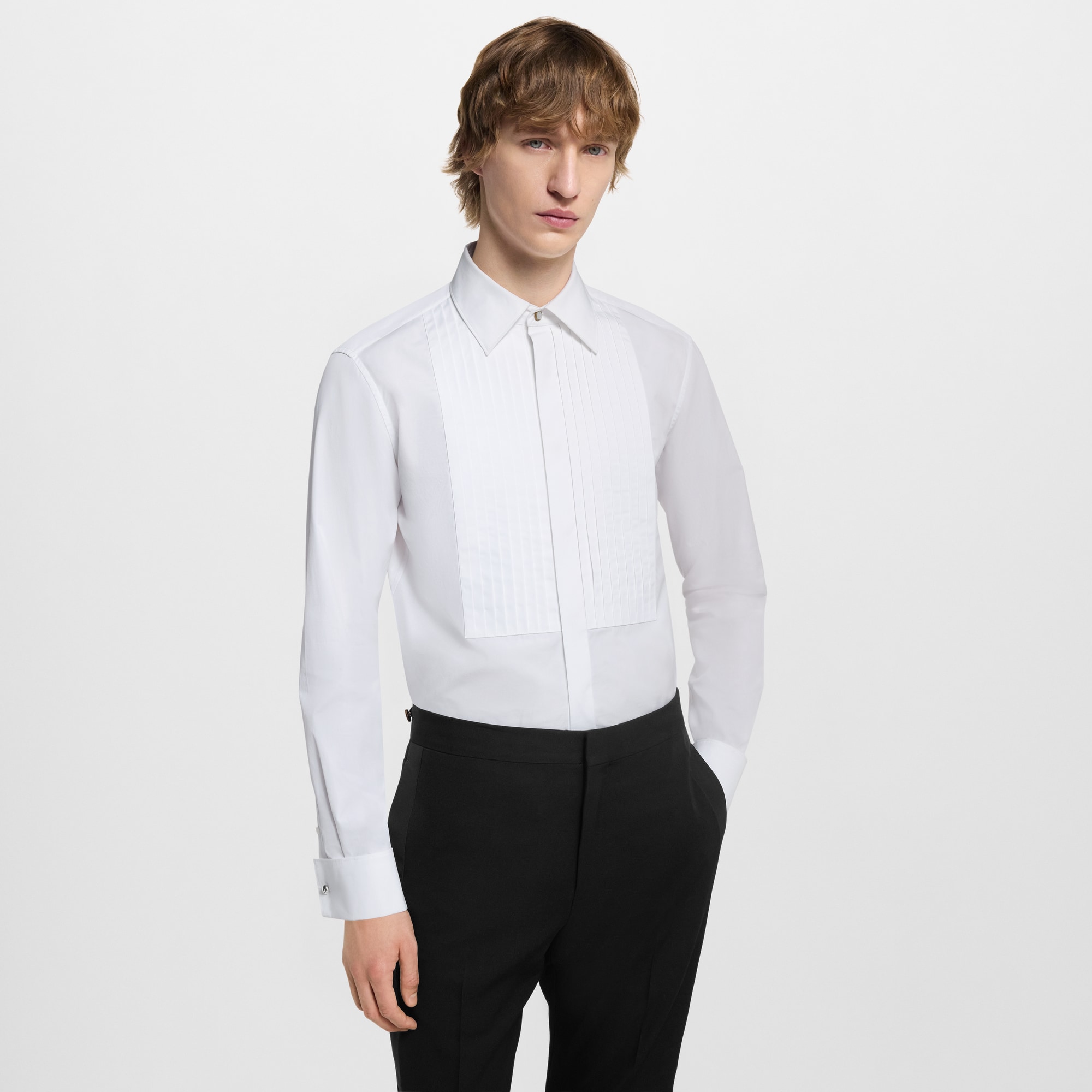 Camicia da sera con corpino anteriore  Uomo Abbigliamento Camicie | LOUIS VUITTON (Zoom prodotto)